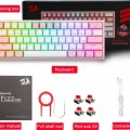 Gaming πληκτρολόγιο - Redragon K616-RGB Fizz Pro (Pink/White)