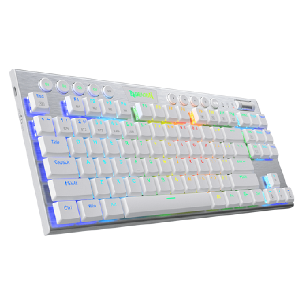 Gaming πληκτρολόγιο - Redragon K621W-RGB Horus TKL (WHITE)