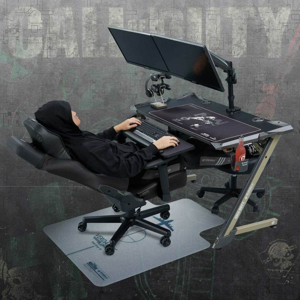 Gaming Γραφείο - Eureka Ergonomic® COD-002-GB-US 112x63.5x76cm