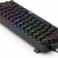 Gaming πληκτρολόγιο - Redragon K530 RGB Draconic Pro Black (Custom Brown)