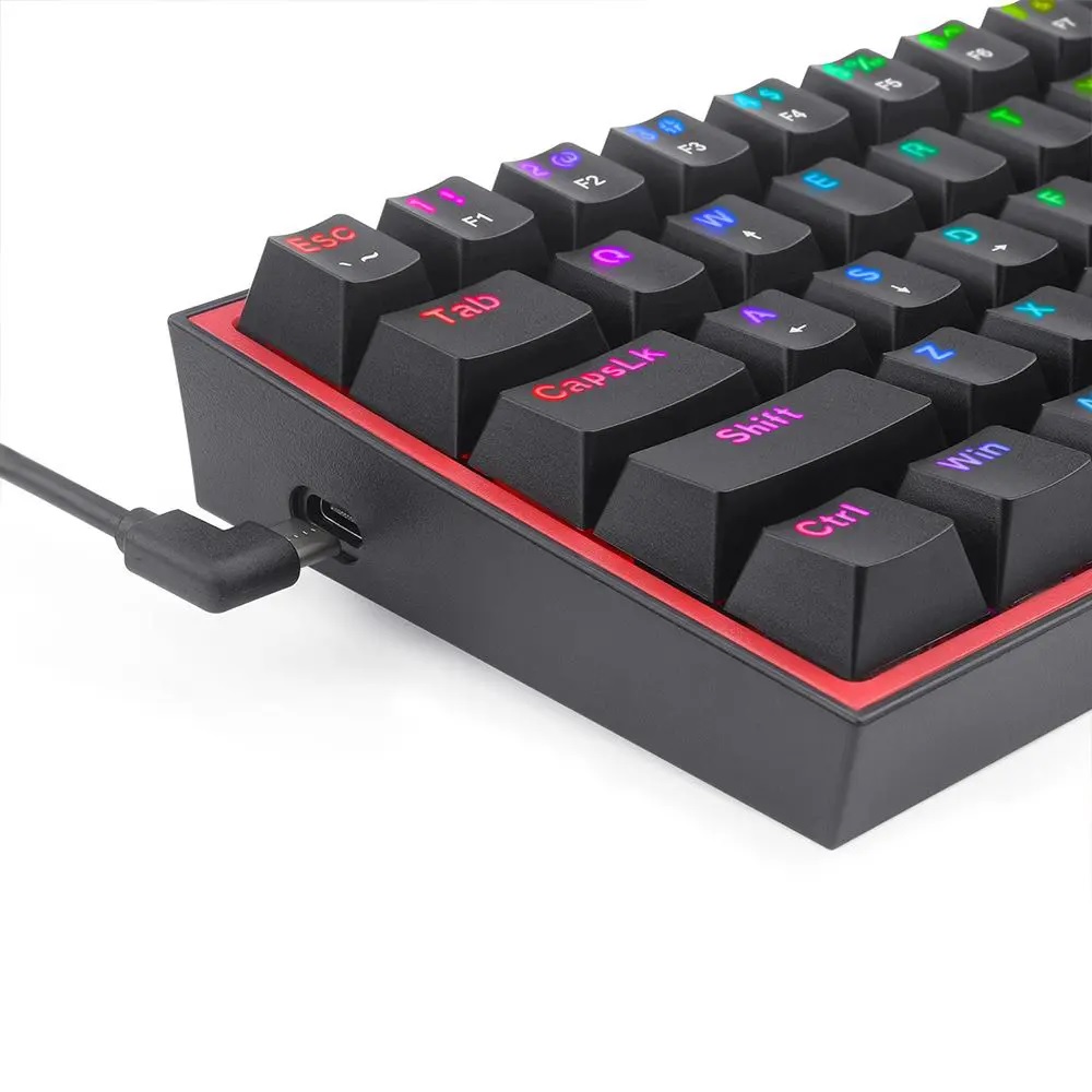 Gaming πληκτρολόγιο - Redragon K617 Fizz RGB (Black)