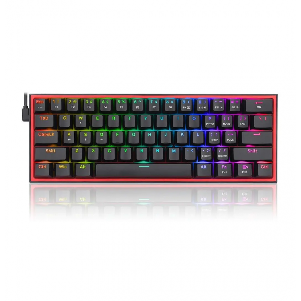 Gaming πληκτρολόγιο - Redragon K617 Fizz RGB (Black)