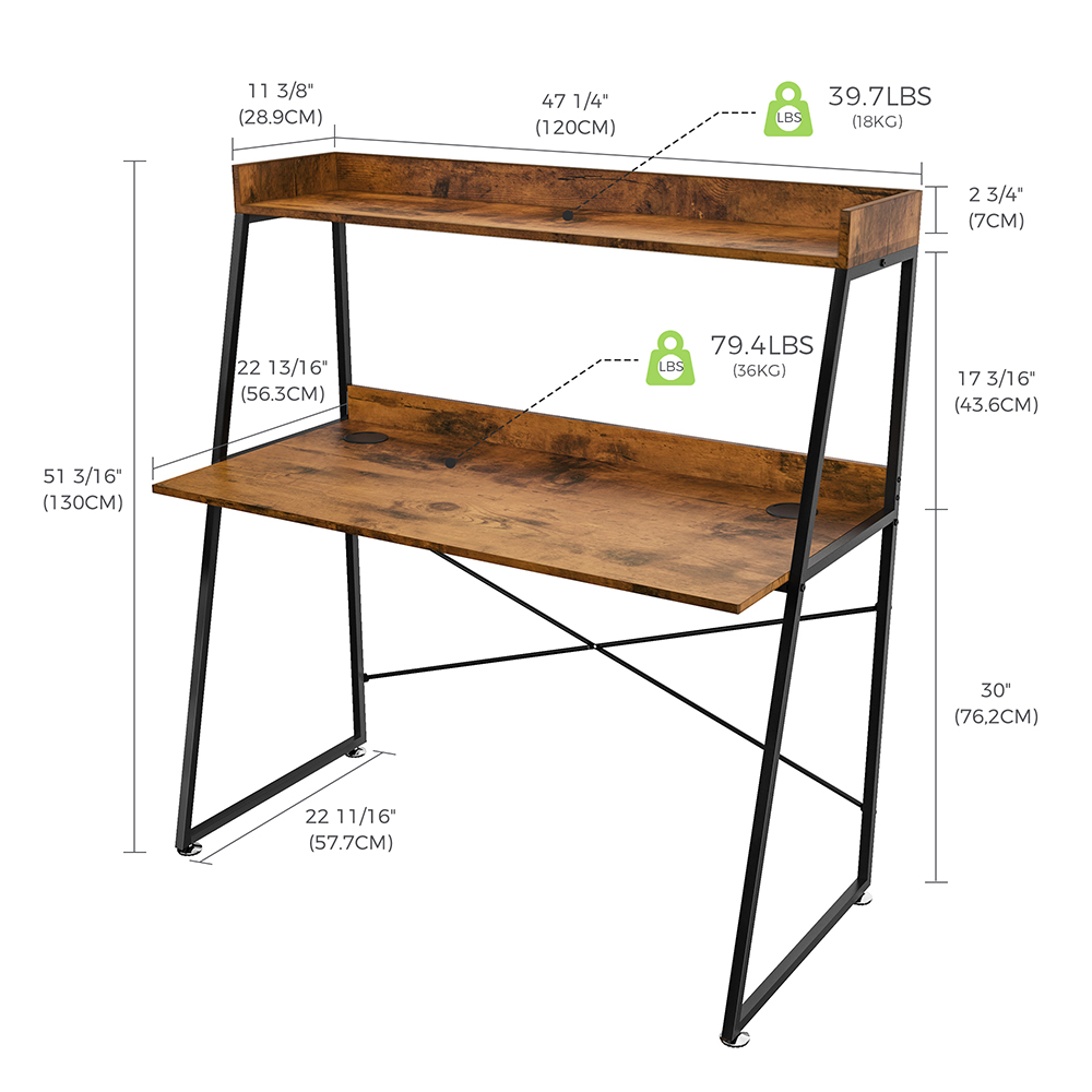 Γραφείο - Eureka Ergonomic® ERK-CD-48VP 120x57.7x130εκ.