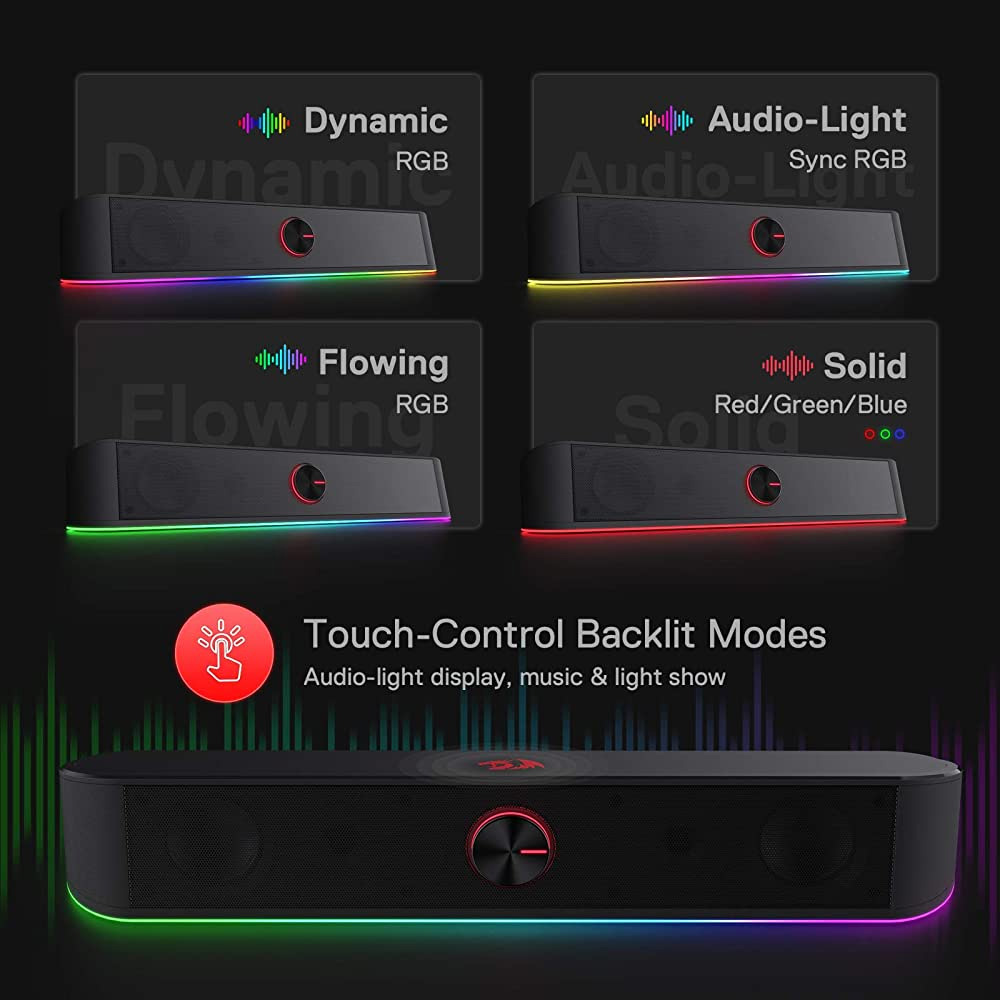 Gaming Soundbar -  Redragon Adiemus GS560 RGB