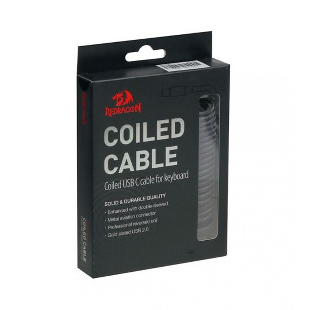 Gaming Αξεσουάρ - Redragon A115B Type C USB Coiled Spring Wire Cable