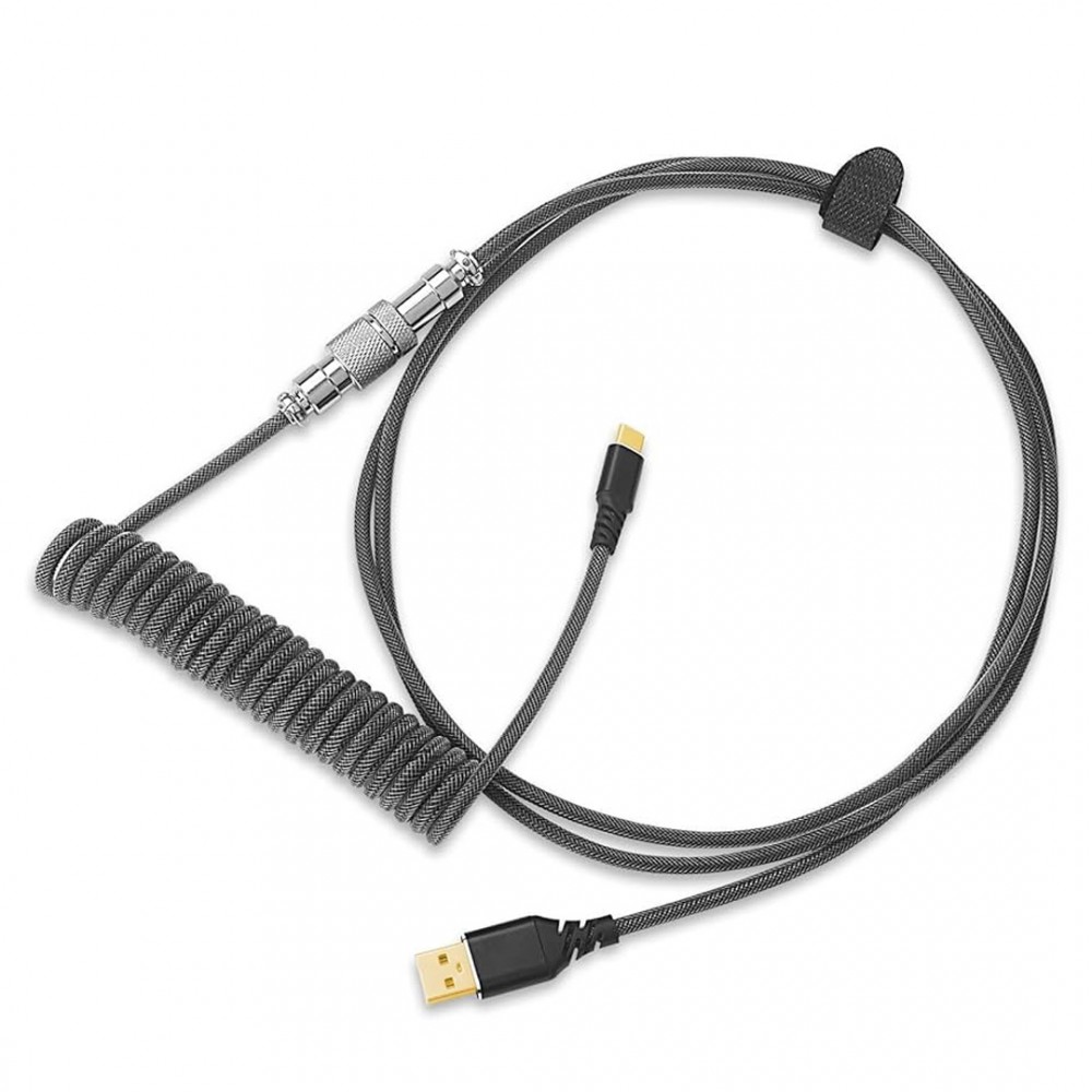 Gaming Αξεσουάρ - Redragon A115B Type C USB Coiled Spring Wire Cable