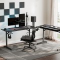 Gaming Γραφείο - Eureka Ergonomic® ERK-GIP-55B-V2-EU 148x60x79.5cm