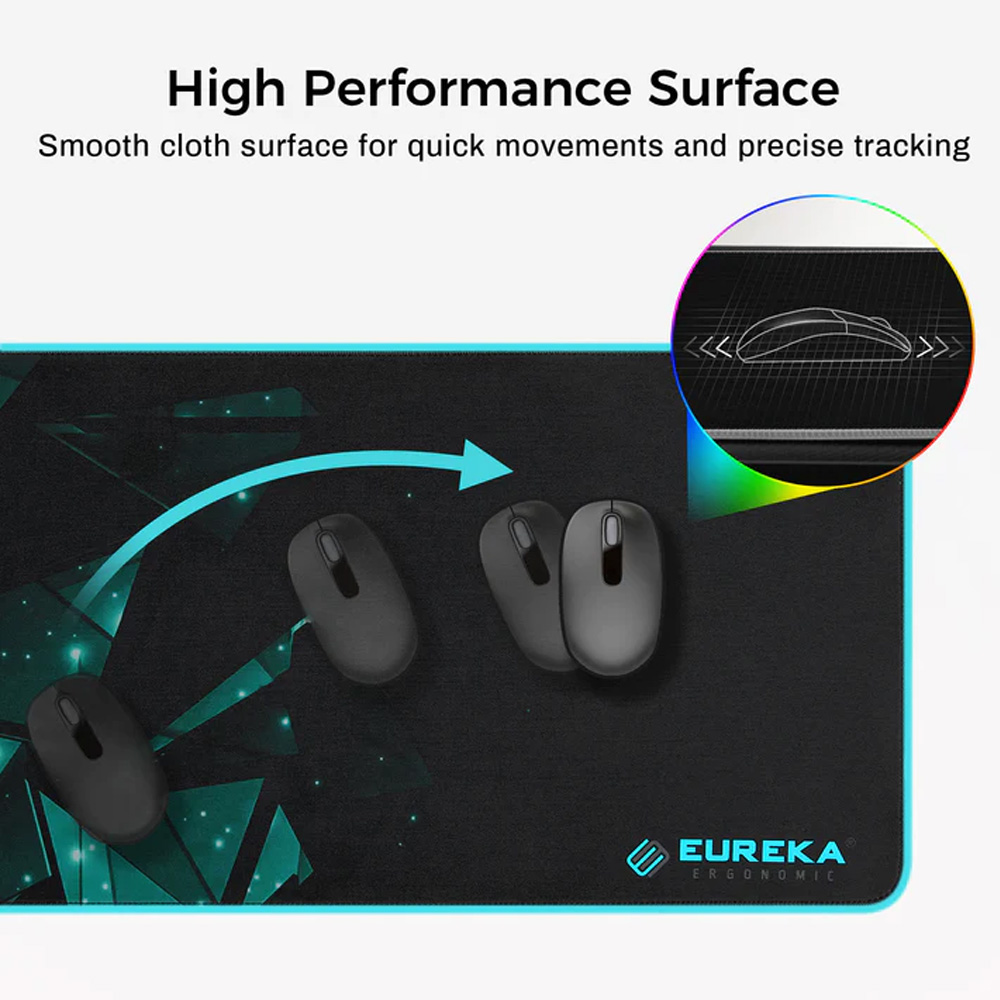 Gaming Mousepad - Eureka Ergonomic JC-01 RGB