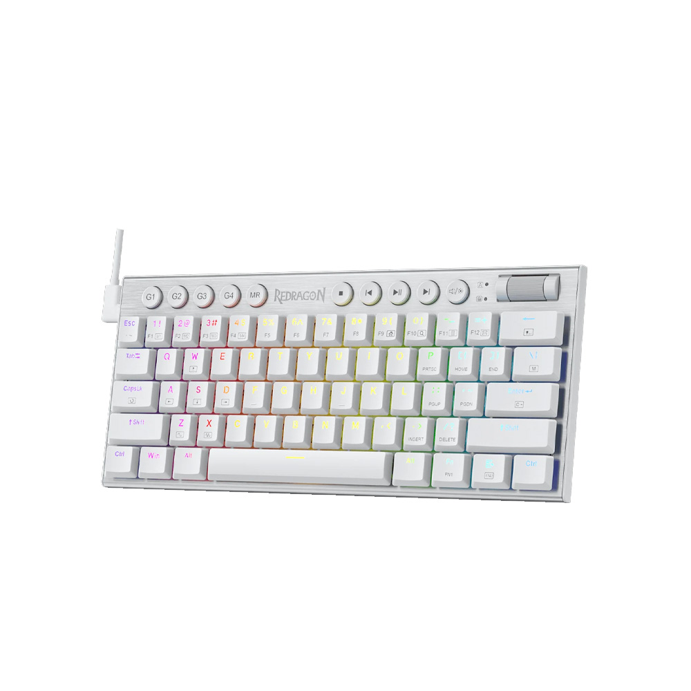 Gaming πληκτρολόγιο - Redragon HORUS MINI K632W-RGB PRO (White)