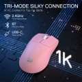 Gaming Ποντίκι - Redragon M916 PRO 1K 3-Mode Wireless (Pink)