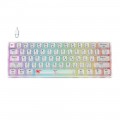 Gaming πληκτρολόγιο - Havit KB877L (Transparent White)